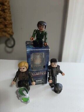 BATTLESTAR GALACTICA "Mini Mites" 4 Pc Action Figure Set By Diamond Select Toys